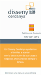 Mobile Screenshot of dissenycerdanya.com