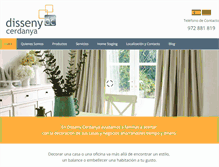 Tablet Screenshot of dissenycerdanya.com